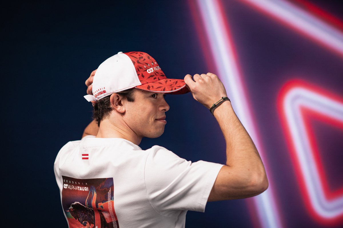 Looking fresh in the new @alphataurif1 #AustrianGP threads, @nyckdevries 😎 Shop Nyck's look here 👉 bit.ly/42QRjvx 🇦🇹 #F1 #RedBullRing #racing