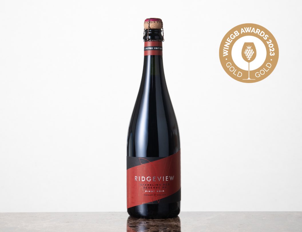 RidgeviewWineUK's tweet photo. Celebrating English Wine Week with the great news that Ridgeview was awarded 2 Gold 2 Silver Medals in the coveted @Wine_GB awards. Our latest release, Ridgeview Red Reserve was awarded a Gold alongside our Blanc de Noirs 2015 ๐ฅ
#EnglishWineWeek #LifeisforCelebrating https://t.co/F5QTFL9aHV