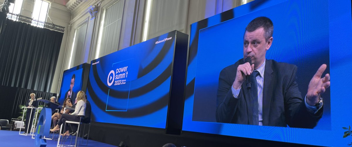 At <a href="/Eurelectric/">Eurelectric</a> <a href="/EDFofficiel/">EDF</a> CEO highlights the links between security of supply, the need to invest in low-carbon and diversified energy technologies thanks to long-term signals on the electricity market = less ideology / more technology neutrality #PS23 #BalanceOfPower