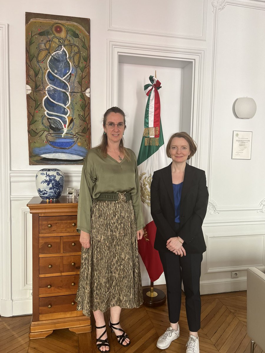 sybelg's tweet image. Meetings with senior management @OECD 👉 Thanks #DSG @FLapecorella #ChiefEconomist @OECDeconomy @C_Lombardelli #TaxDirector @OECDtax @ManalCorwin 

All #women 💪🏽 

Discussions of the  #OECD outstanding work the, Mexico’s 🇲🇽 priorities, the importance of the #LAC region, #gender