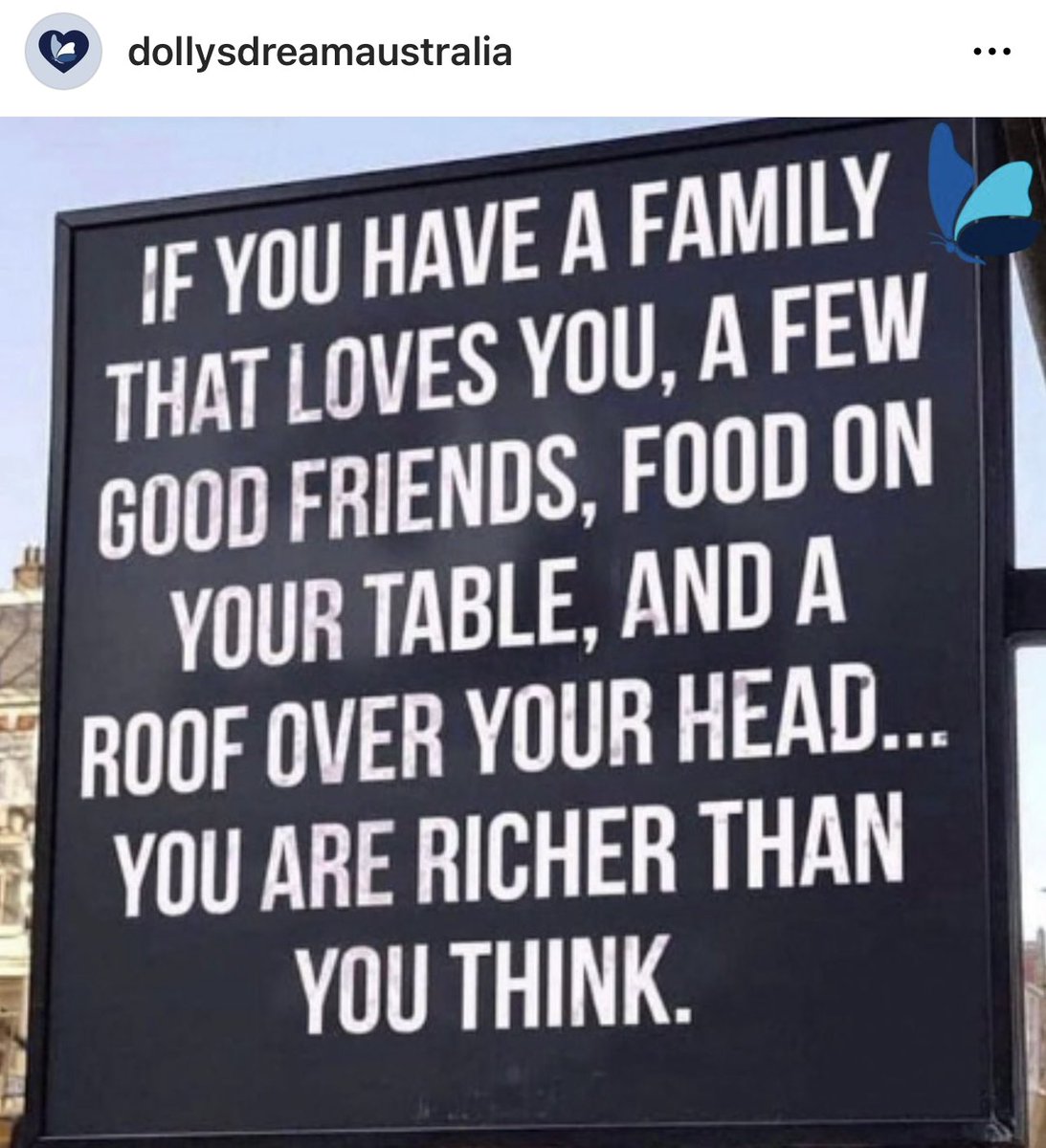 ⁦@dollysdream_aus⁩ getting totally right on Instagram today…💙💙