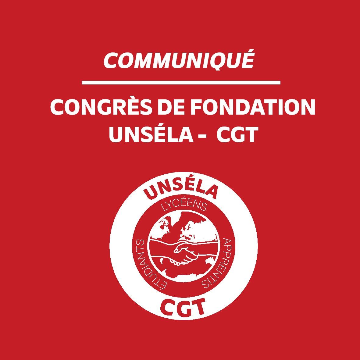 📢 COMMUNIQUÉ

Fondation de l'UNSÉLA-CGT ⤵️