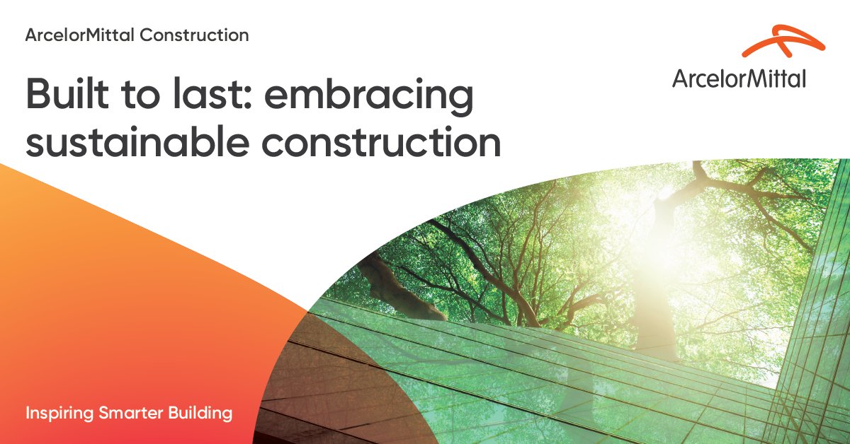 When buildings and infrastructure remain in use over longer periods, fewer resources are required, and waste and emissions are reduced. At ArcelorMittal Construction, we are proud to be leading the industry with this kind of #circulardesign. 
bit.ly/3I3FnyJ