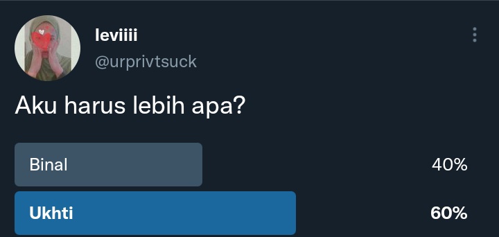 urprivtsuck's tweet photo. Maafin ya kalo gitu, aku kembali ke mode ukhti aja deh https://t.co/TOaSWz0E5P
