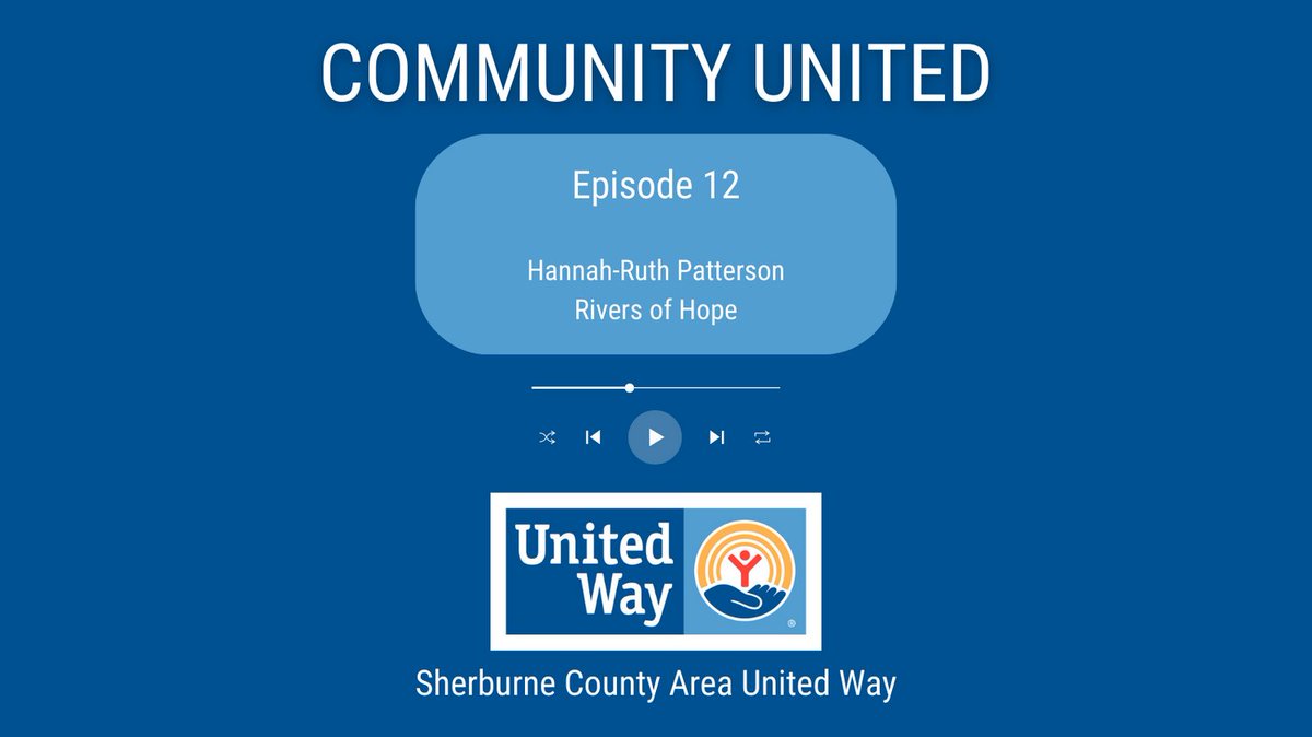 This week Kat and Jim sit down with Hannah-Ruth Patterson, Executive Director at 
Rivers of Hope. 
Rivers of Hope is a domestic violence center serving all of Wright &amp; Sherburne Counties. 
Find the links to listen and subscribe here: sherburneunitedway.org/podcast/