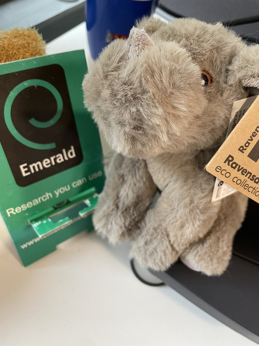 As yet unnamed #EmeraldRhino adopted today. <a href="/EmeraldGlobal/">Emerald Publishing</a> will donate £2 to <a href="/savetherhino/">Save the Rhino International</a> for each post.