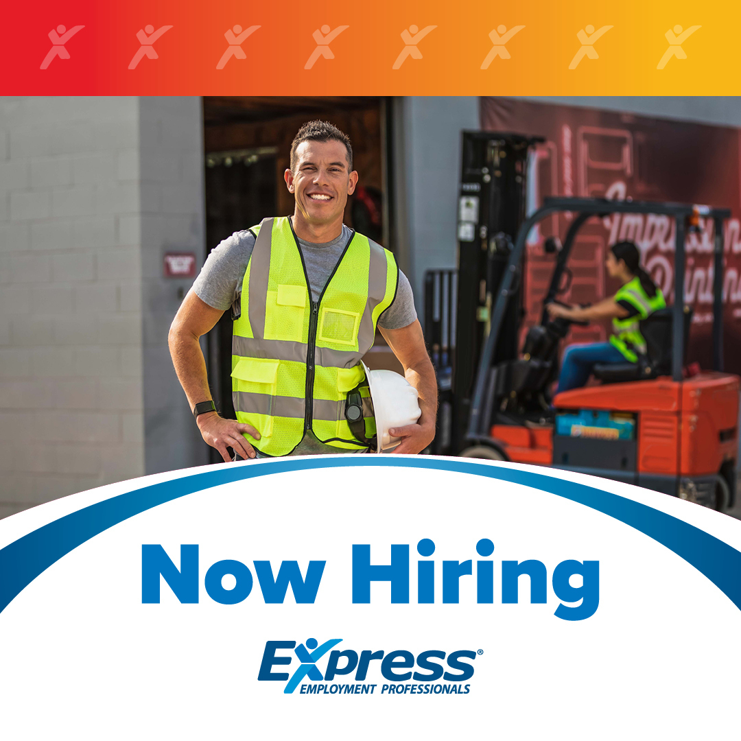 Express is hiring in Tampa, FL and we're ready to talk to you!
Call us today at 813-69-3339

#NowHiring #TampaNorthwest #TopJobs #ExpressPros