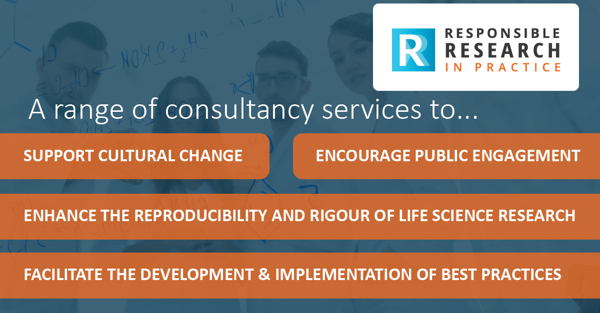 Training (@responsiblear) on Twitter photo Development and implementation of #bestpractices, application of the #3Rs and enhancement of #animalwelfare are topics we are very passionate about. We offer a range of consultancy services which can be tailored to your needs. #researchethics #Consultancy
responsibleresearchinpractice.co.uk/consultancy-se⦠Development and implementation of #bestpractices, application of the #3Rs and enhancement of #animalwelfare are topics we are very passionate about. We offer a range of consultancy services which can be tailored to your needs. #researchethics #Consultancy
responsibleresearchinpractice.co.uk/consultancy-seā¦