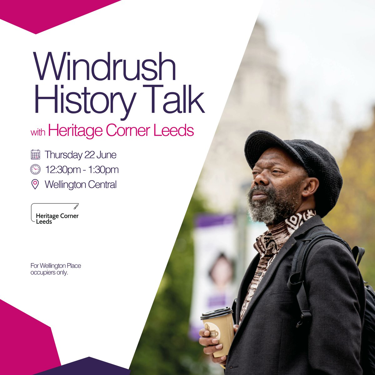wp_leeds's tweet photo. This Thursday marks 75 years since the HMT Empire Windrush arrived on Britain’s shores. To mark the occasion, we’re hosting a Windrush talk and Q&A with Joe Williams from @HeritageWalker. Get your free tickets here: https://t.co/amwtFnCLbB
#WindrushDay #WindrushHistory https://t.co/En62wLF6vU