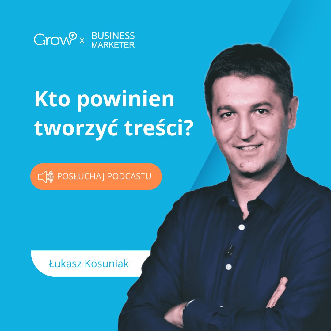 GrowPoland's tweet photo. Treści są jednym z najważniejszych narzędzi marketera 🔧 🚀 Łukasz Kosuniak w kolejnym odcinku podcastu #BusinessMarketer podpowiada, jak zorganizować pracę nad contentem, aby wykorzystać to, co najlepsze w Twojej organizacji 👇 
https://t.co/WLuVpVYeJE https://t.co/sXuchEaCMK