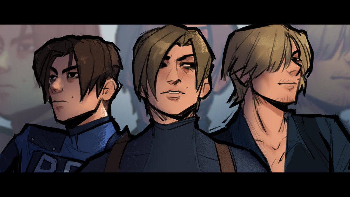 ✌️😗— #LeonKennedy #ResidentEvil #RE2 #RE4 #RE6