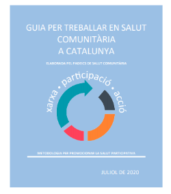 La salut comunitària és l'expressió col·lectiva de la salut dels individus i grups en una comunitat definida. Coneixes la Guia per treballar en salut comunitària a Catalunya? ics.gencat.cat/ca/assistencia…