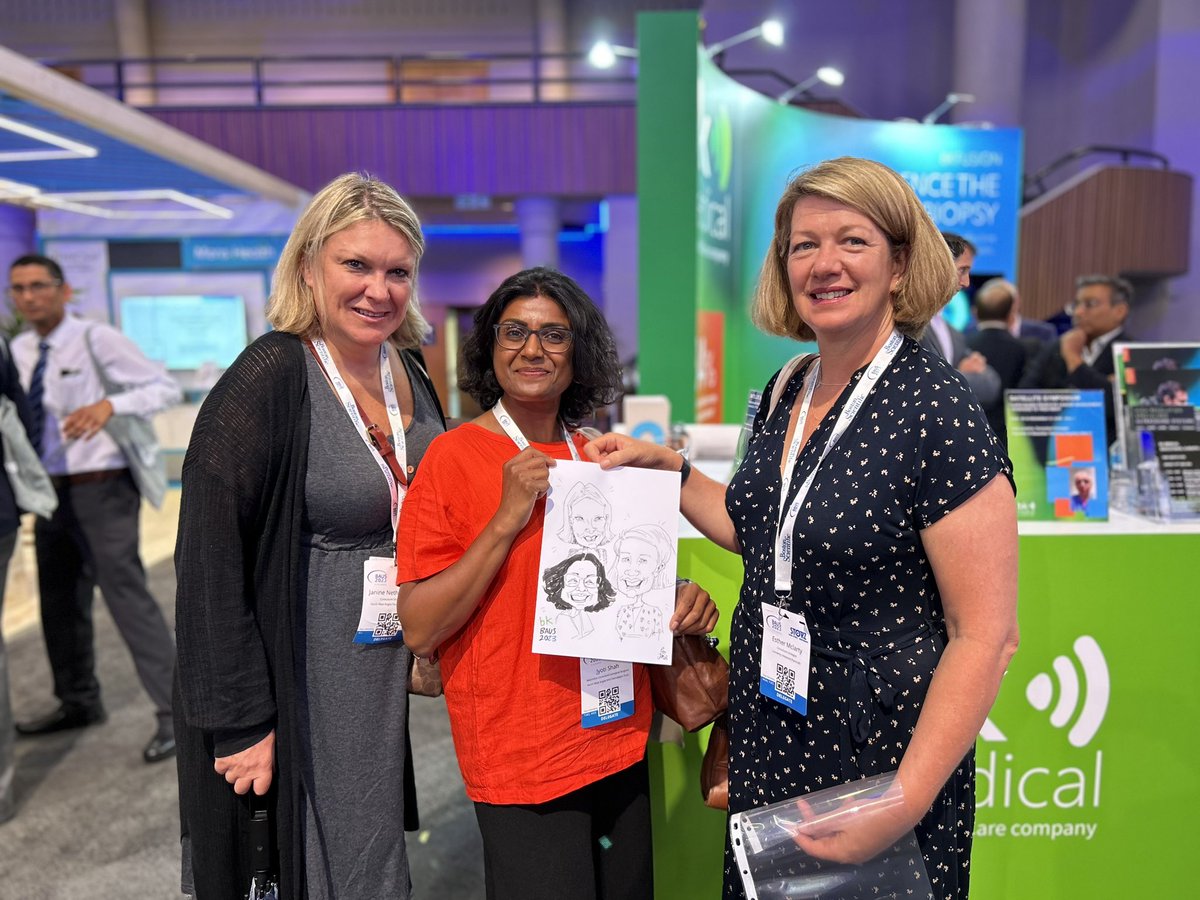 Sam Harper-Jefferies (@samhj_bk) on Twitter photo #BAUS23 - <a href="/bk_Medical/">bk Medical</a>
<a href="/missjyotishah/">Dr. Jyoti Shah MBE</a> , <a href="/EstherMclarty/">Esther McLarty</a> & Janine Nethercliffe proudly showing off their caricature group drawing! 👏🏻
#BAUS23 #Urology #bkmedical #BAUS23 - <a href="/bk_Medical/">bk Medical</a>
<a href="/missjyotishah/">Dr. Jyoti Shah MBE</a> , <a href="/EstherMclarty/">Esther McLarty</a> & Janine Nethercliffe proudly showing off their caricature group drawing! 👏🏻
#BAUS23 #Urology #bkmedical