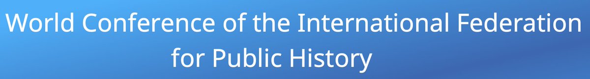 It is now official, the 2024 7th World Conference of the International Federation for Public History (fully hybrid) will take place in Luxembourg, 3-7 September 2024. CfP opens in September. #PublicHistory