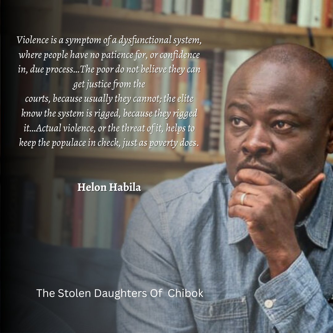 aisha_oyebode's tweet image. Through evocative and narrative storytelling, @HelonHabila skillfully sheds light on the history of violence against marginalized communities, specifically highlighting the harrowing ordeal faced by the small community of Chibok in 2014.
#StolenDaughtersOfChibok #chibok #BBOG