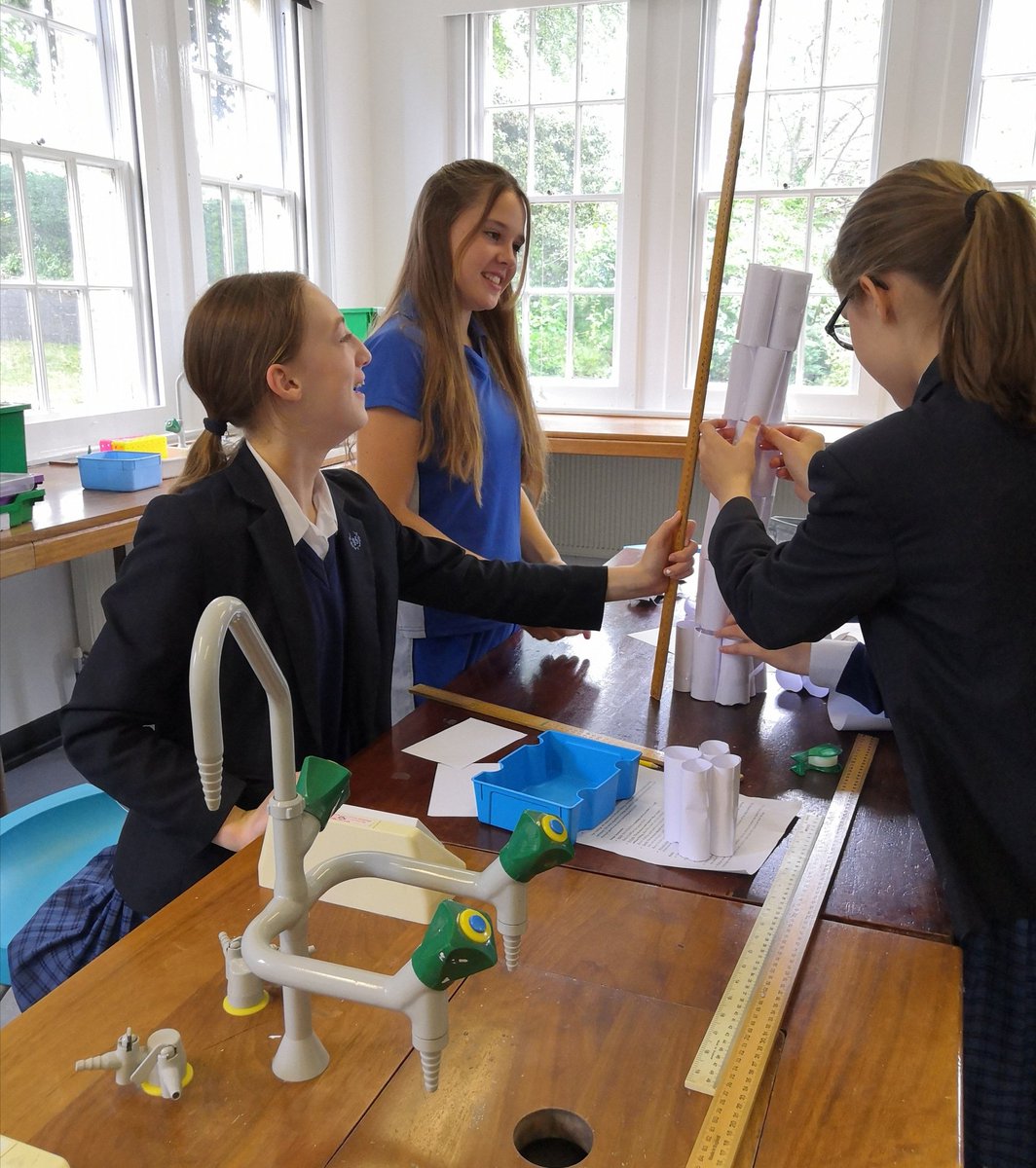 Tension is mounting......... will the <a href="/RoyalHighSchool/">Minh Trí</a> Y8 #INWED23 towers reach the required height of 75 cm by the end of the time limit? #Engineering #challenge #GDSTgirl #STEM