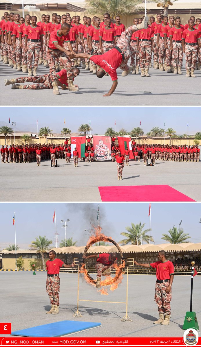 MG_MOD_OMAN's tweet photo. تخريج دفعة من الجنود المستجدين بالجيش السلطاني العُماني https://t.co/HOO2SjJhHt