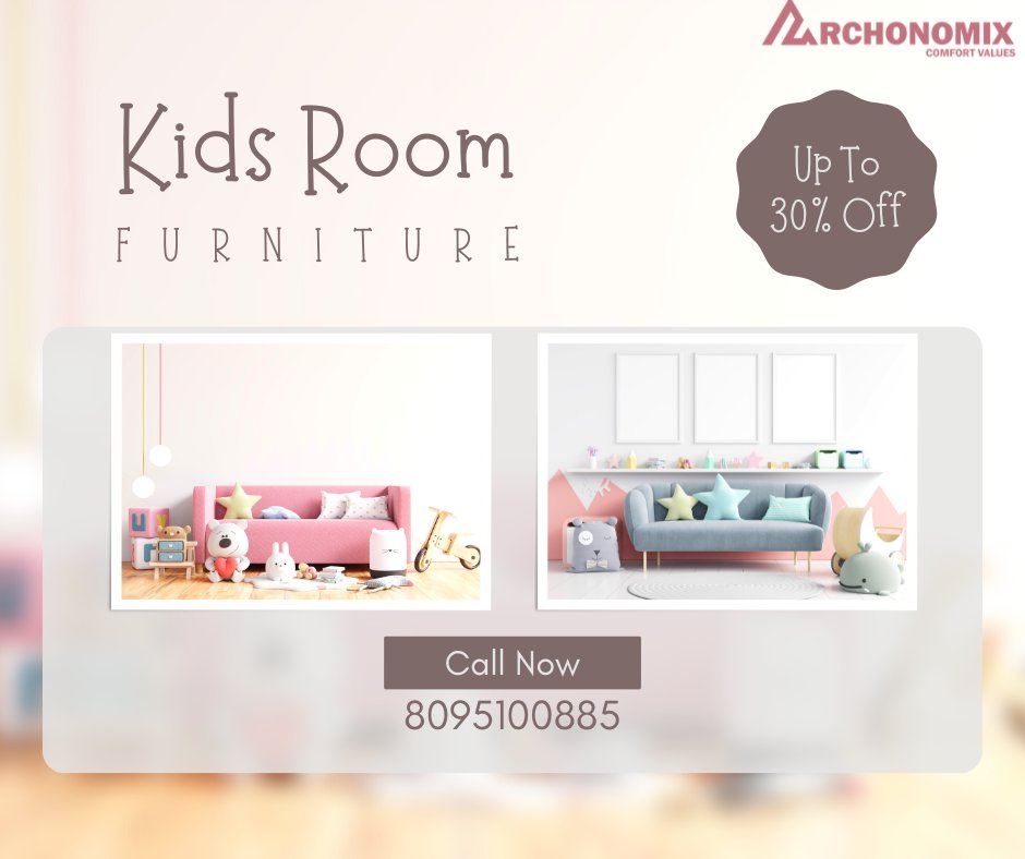 Create the perfect space for your little ones with our stylish kids' room furniture.

#kids #kidsroomfurniture #kidsfurniture #kidsfashion #sofa #recliner #kidsroom #babyfurniture #archonomix #furniture #bangalore #sofaset #kidsroomdecor #kidsroomdecoration #newfurniture