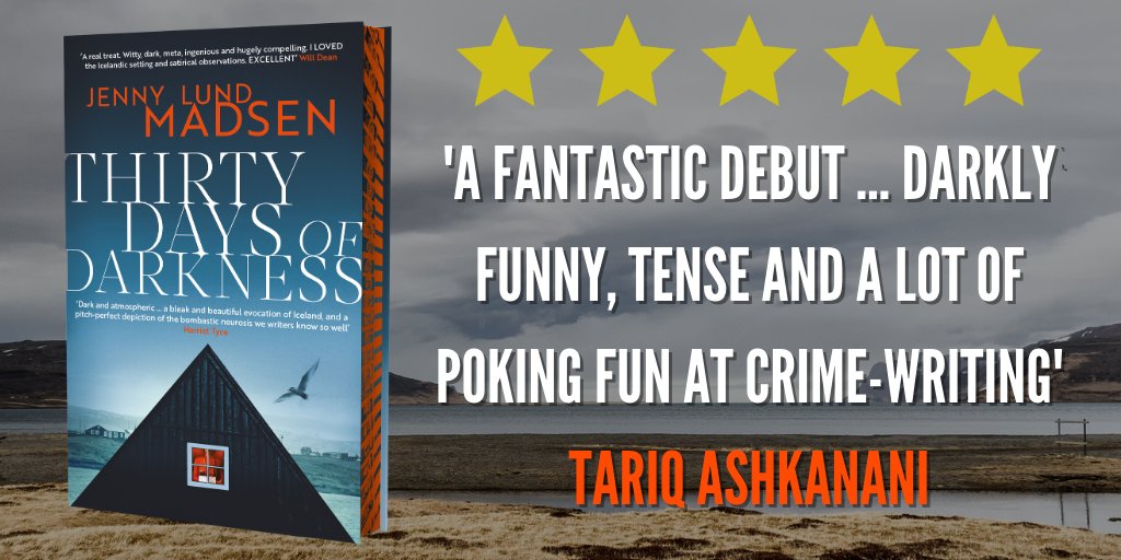 🌑❄️🐧🪝 OUT NOW! 🌊@JennyLundMadsen twisty, darkly funny DEBUT #NordicNoir #thriller #ThirtyDaysOfDarkness t @meganeturney A snobby literary author is challenged to write a crime novel in 30 days, then a body is found… 🔖geni.us/M6kTs 📲geni.us/bRcq1gn