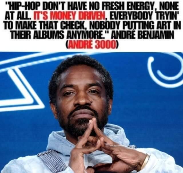 Do you agree with Andre 3000? 🤔  #hiphop #hiphop50 #hiphop50thanniversary