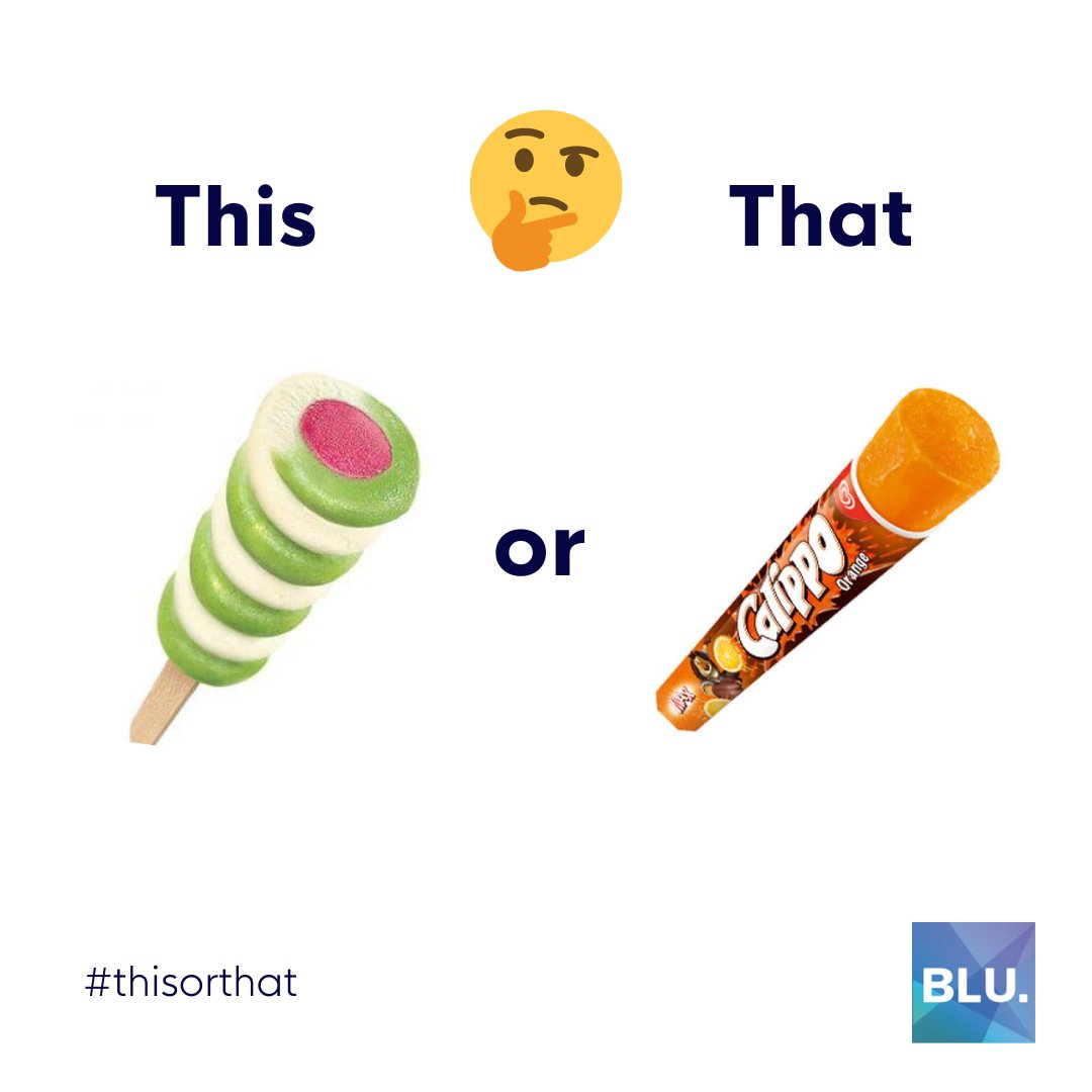 Twister or Calippo? 😋 

#thisorthat 
#calippo 
#twister