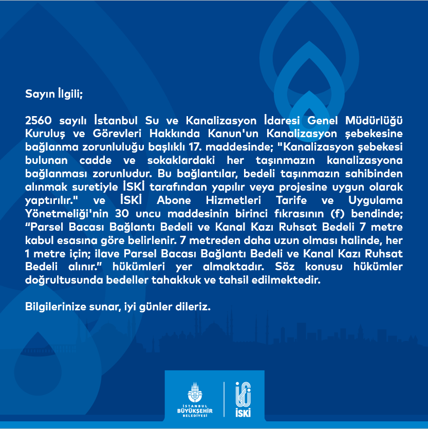 İSKİ Destek tweet media