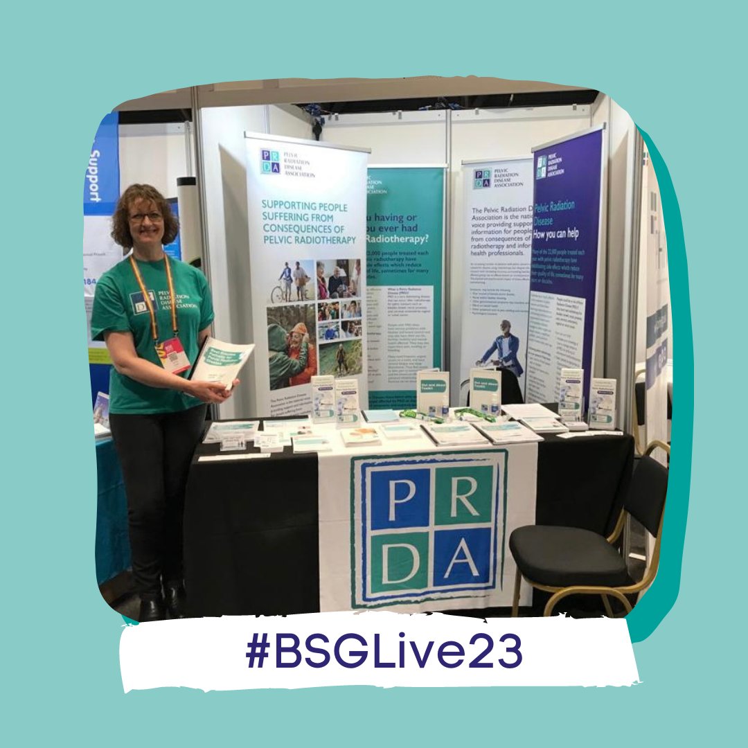 We had a great first day at #BSGLive23 yesterday, talking to delegates about #PelvicRadiationDisease and our Best Practice Pathway.

Come and say hello and check out our fab free resources; we're at stand B36.

#Gastroenterology #endoscopy #RadiationProctitis #RadiationEnteritis