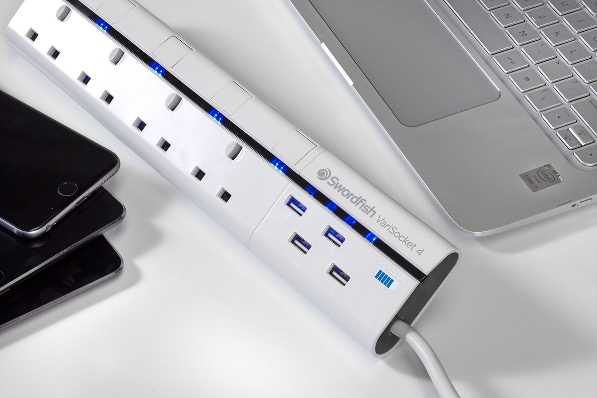 SnopakeBrands's tweet photo. Snopake Brands Swordfish VariSocket 6 Surge Protected Power Board is all you need for your tech needs! You can power up to an unbelievable 10 devices at one 📱 💻 📸📹🖨️📺🖥️⌚️It has individual on/off switches, 6 protected 13a sockets, 4 USB Ports and comes with a 2m cable! 

#workhappy #nsw #nationalstationeryshow #nationalstationeryweek #lovestationerylovesnopake
#snopake #swordfish #platignum #snopakebrands #lovesnopake #lovestationery
#instastationery #stationery #instalove #polyfile #shredder #laminator #pencilsharpener #stickynotes #writing #pens #platignumpens #swordfishlaminators #swordfishpencilsharpeners #snopakebags #swordfishvarisocket #extensionlead #swordfishpower