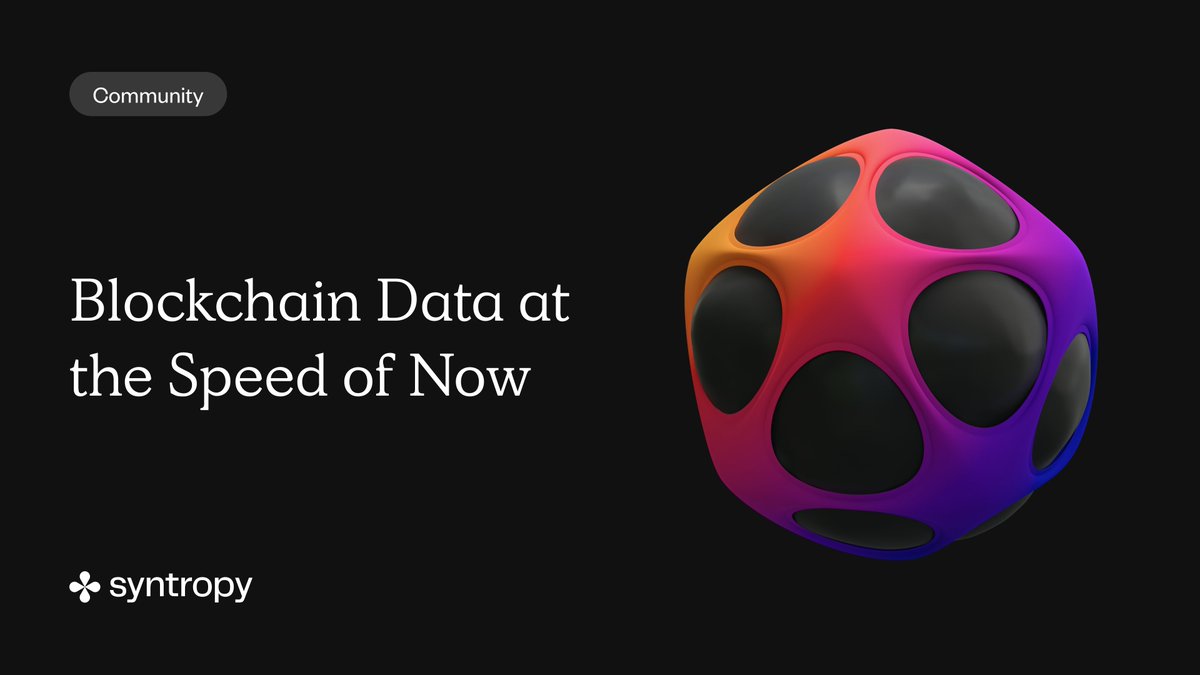 Bored of waiting for #blockchain data? So are we.

Traditional platforms and support methods simply can't keep up 🐌

#Syntropy Data Availability Layer is changing the game, ushering in a new era of lightning-fast, real-time data delivery ⚡️💨