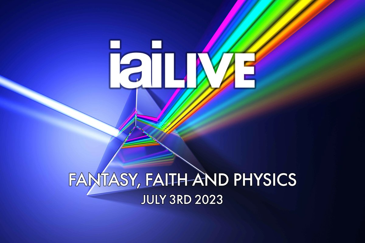 Is fantasy and belief still playing a big role in modern physics? Join me, @tegmark, @skdh, and Juan Maldacena at IAI LIVE @IAI_TV this July 3rd to debate this question and more. Book now! iai.tv/live