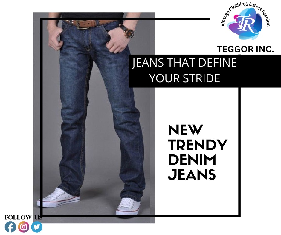 'Jeans That Define Your Stride: New Trendy Denim Jeans'
@Teggorinc
#fashion #jeansforkids #jeans #kids #kidswear #onlineshopping #jeansforboys #boysjeans #mens #shoponline #boyscasualwear #boyscasual #casualforboys #teggorinc #menswear #menjeans #manufacturing #jeansmanufacture