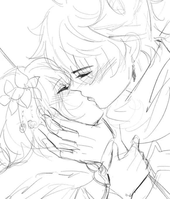 I accidentally drew something that looks too similar to an older drawing lol oops let's just call it a redraw 