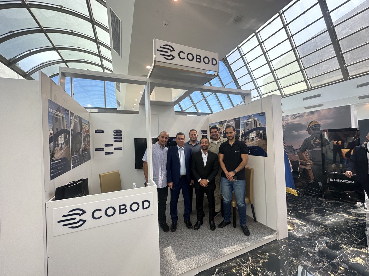 COBOD at EcoBuild 2023 in Iraq-Dijla Village! 🇮🇶

We invite you to visit our stand № 17, where you can learn more about the endless possibilities that our 3D construction printing technology offers.

Register here: ecobuild2023.com
#Iraq #constructionexhibition #3dcp