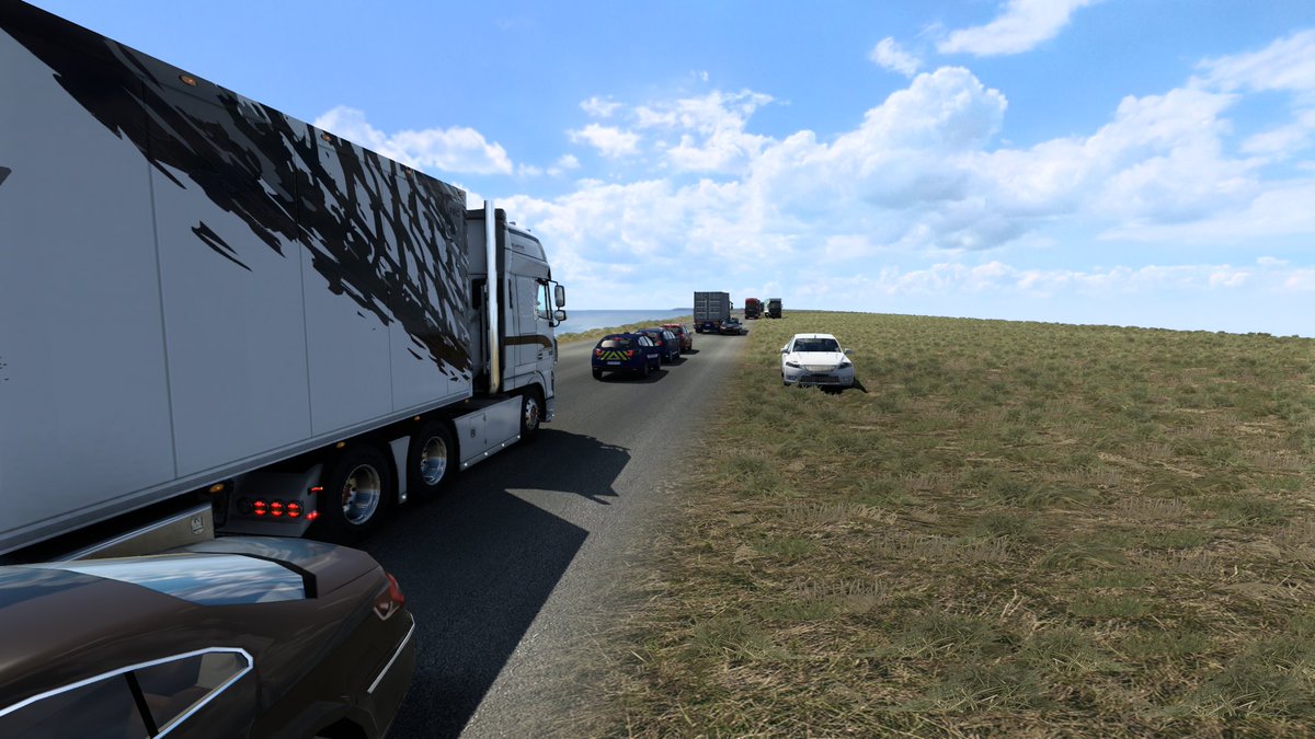 masammy0333's tweet photo. おかしなところだらけなmapなのであった😃おもろいけど
#ETS2 #BartoLand https://t.co/jWsvhO8Q76