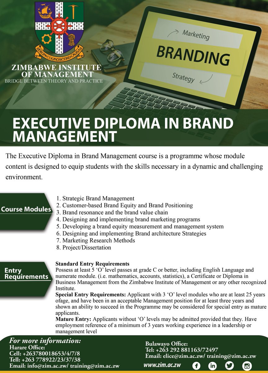 Executive Diploma in Brand Management

Registration in Progress

#managementtraining #ProfessionalDevelopment #brandmanagement #RegisterNow