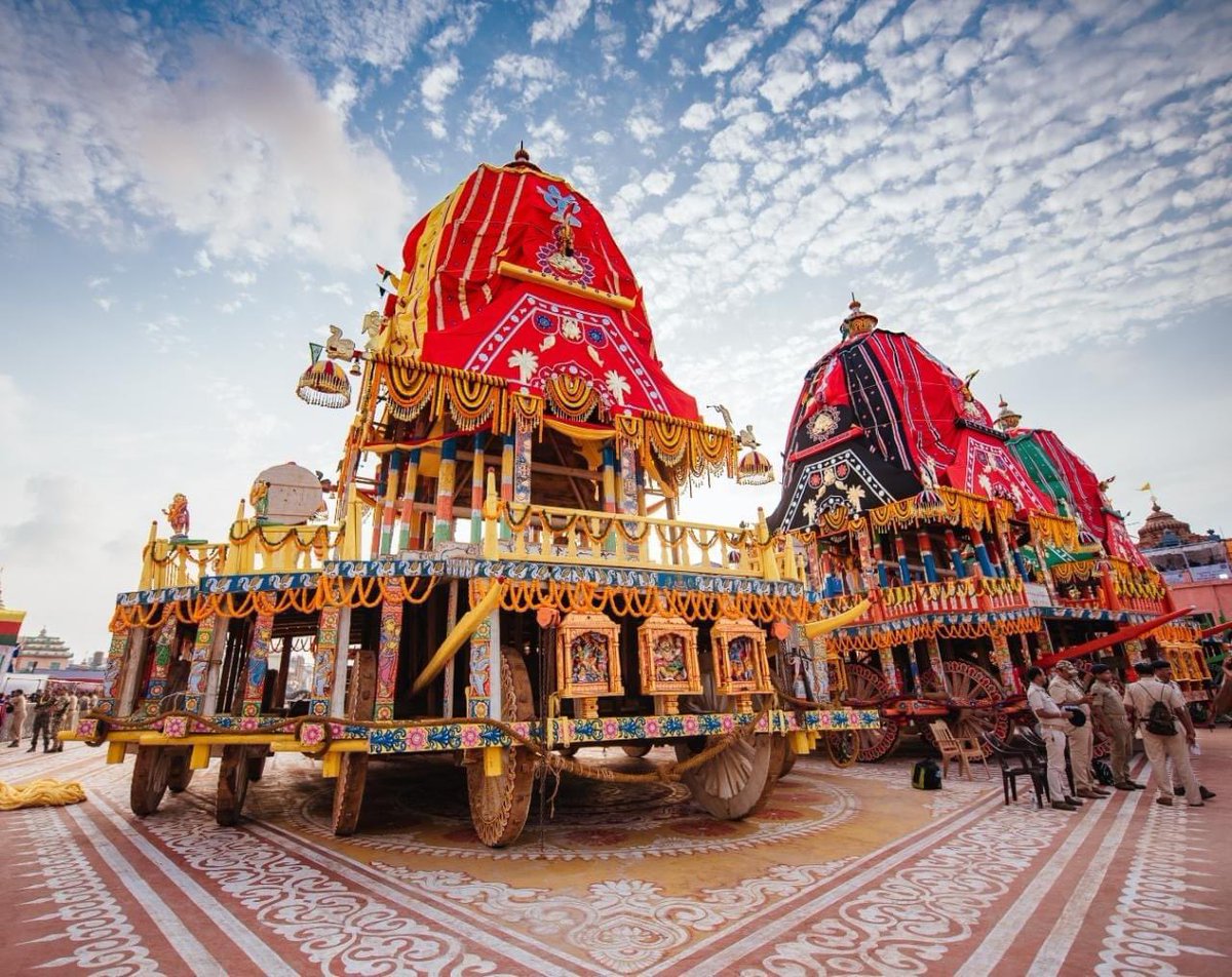 आस्था के अनंत सागर की अलौकिक भगवान जगन्नाथ जी की रथयात्रा के शुभारंभ महोत्सव की हार्दिक शुभकामनाएँ 💐