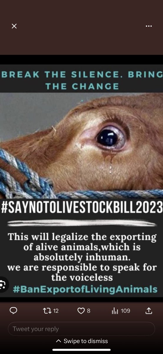 #SayNoToLivesstockBill2023 
#AnimalAbuse 
#AnimalRights