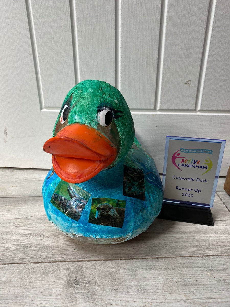 A massive congratulations to The Duke of Quackington for being a runner up in the <a href="/ActiveFakenham/">Active Fakenham</a> duck race. It was his first ever race and we are very proud of this achievement! 
He gets 5 DOJO points and a certificate! 
#SEND #FakenhamDuckRace #Fakenham