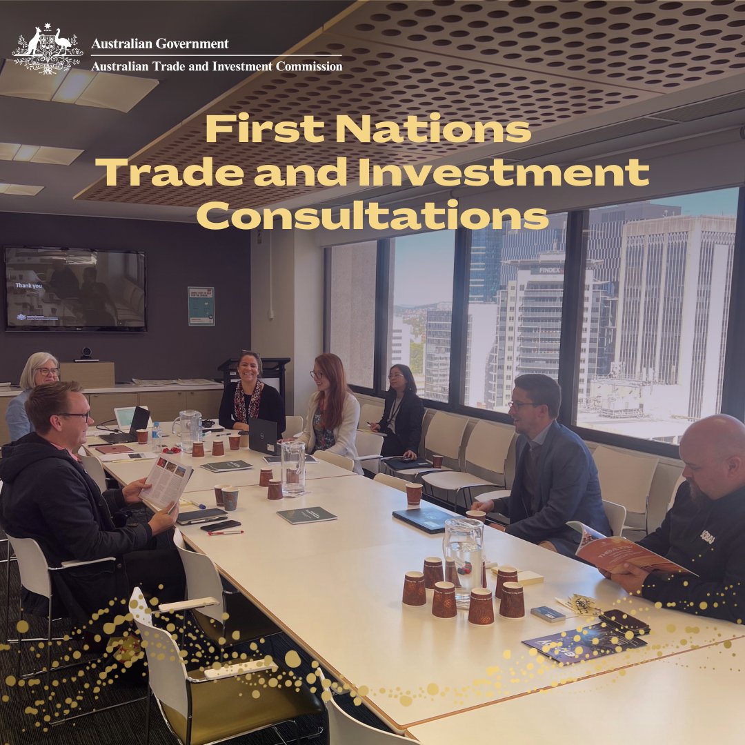 We kicked off our First Nations Trade and Investment roundtables in Brisbane last week! 📣🌎 We are in Sydney this week, and off to Melbourne, Adelaide and Darwin throughout June and July. Join us for a session in person or online: ow.ly/Oqm650OSp8j