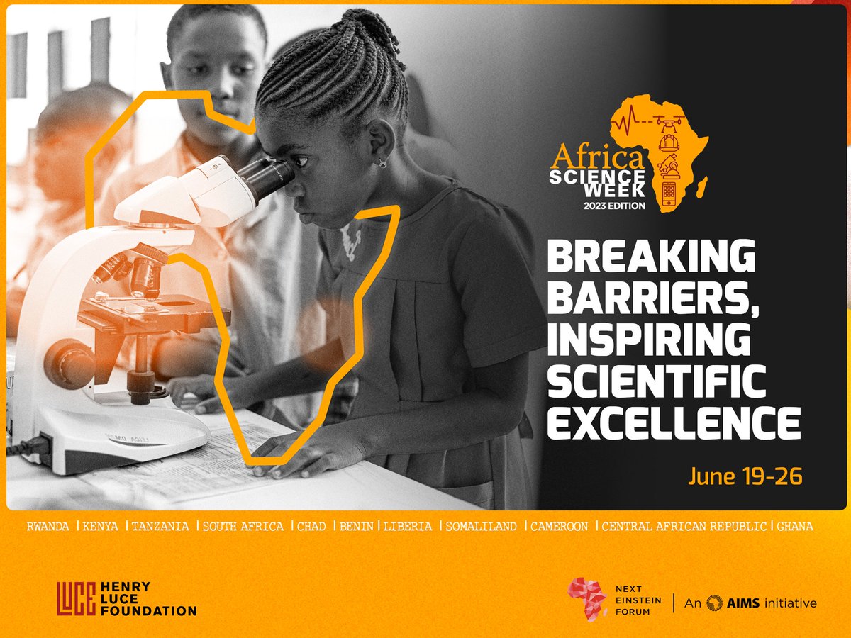 This year's Africa Science Week (ASW) of the Next Einstein Forum (NEF), is themed “Breaking Barriers, Inspiring Scientific Excellence”. Join us at Kumasi Hive today at 9am as we partake in this celebration. #AfricaScienceWeek #ASW2023 #HiveImpact #HiveTribe #HiveCommunity