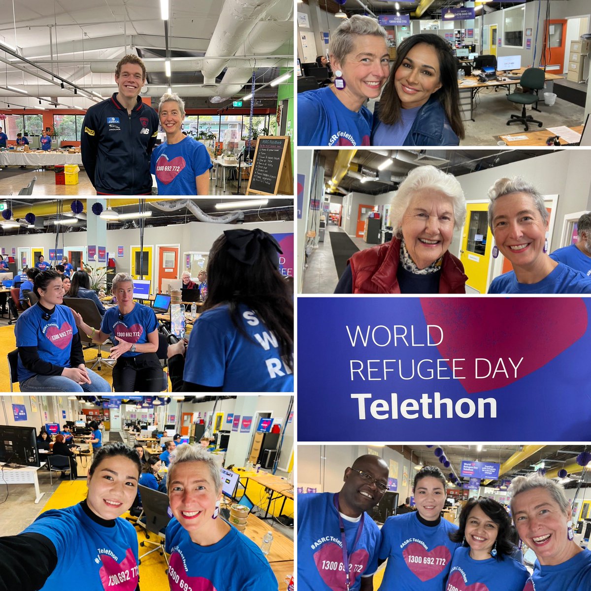 HOUR OF POWER ON NOW.

Donations doubled for the next hour thanks to @YouCanCountOnMB 💪🏿

 #WorldRefugeeDay Telethon

💜 Online 👉🏼 bit.ly/3PcLKUX 
💜 Call 1300 692 772 (1300 MYASRC) 
💜 TXT HOPE to 0476 000 111 to donate $15 
#ASRCTelethon