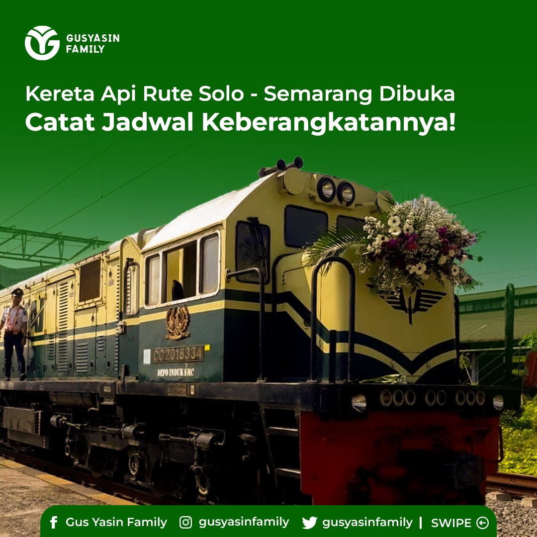 gusyasinfamily's tweet photo. PT KAI mengoperasikan kereta api (KA) Banyubiru yang melayani relasi Semarang-Solo mulai 1 Juni 2023. Banyubiru diambil dari nama yang dekat dengan masyarakat Jawa Tengah, banyu artinya air dan biru mencerminkan keindahan alam. https://t.co/Nd5gzw61P1