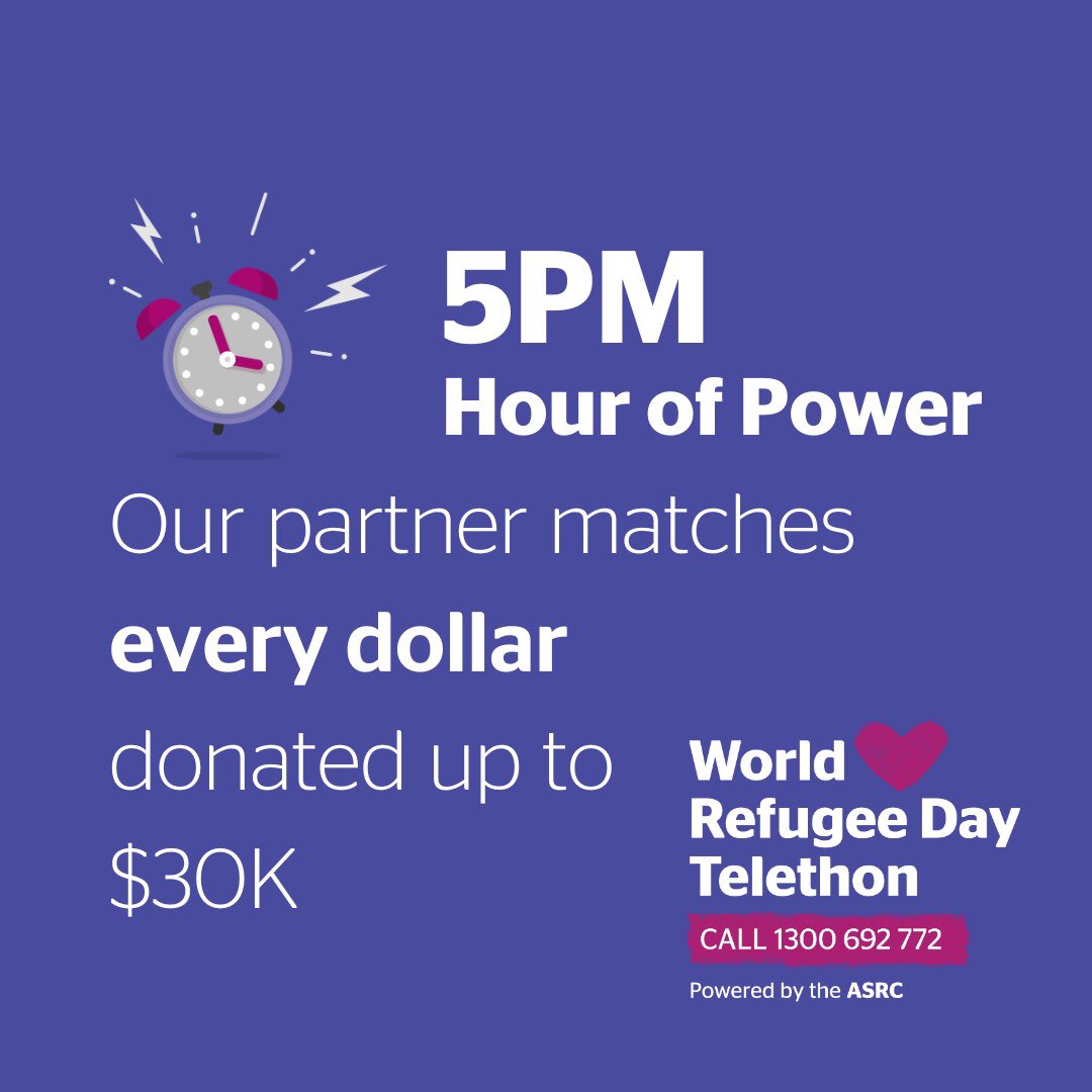 Kon__K's tweet image. Maurice Blackburn @YouCanCountOnMB are matching your donations for the next hour till 6pm up to $30,000! 

DONATE 👇🏼

💜 Online 👉🏼 bit.ly/3PcLKUX 
💜 Call 1300 692 772 (1300 MYASRC) 
💜 TXT HOPE to 0476 000 111 to donate $15