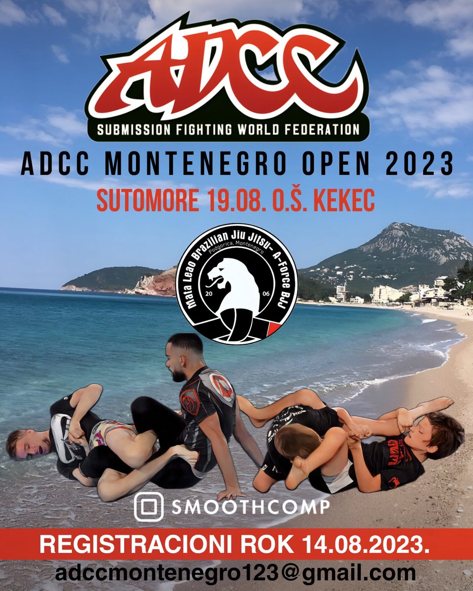 ADCC MONTENEGRO OPEN 2023 - Invitation adcombat.com/adcc-events/ad…