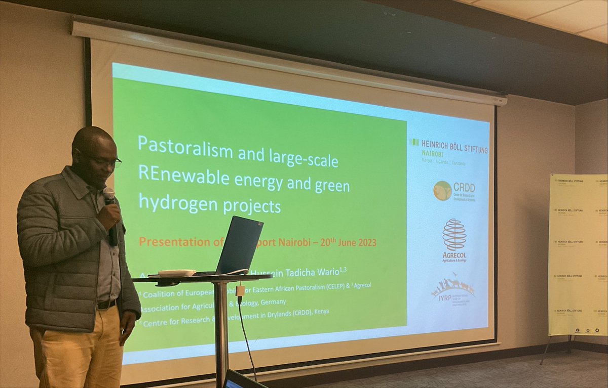 SID Africa (@sidinafrica) on Twitter photo ⚡️Happening now⚡️
We are at <a href="/HBSNairobi/">Heinrich Böll Stiftung</a>'s forum and launch of "Pastoralism and Large-Scale Renewable Energy and Green Hydrogen Projects: Potential & Threats" report.
#GreenHydrogen ⚡️Happening now⚡️
We are at <a href="/HBSNairobi/">Heinrich Böll Stiftung</a>'s forum and launch of "Pastoralism and Large-Scale Renewable Energy and Green Hydrogen Projects: Potential & Threats" report.
#GreenHydrogen