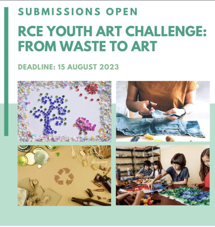 Open opportunity for all youths-artist or art enthusiast .Let’s do this eco -artists♻️ #opportunities #Art4Communities <a href="/RCEYouthNetwork/">Global RCE Youth Network</a> <a href="/simukaupenye/">Simukaupenye Zim</a> <a href="/SanyuFor/">Sanyu Centre for Arts and Rights</a> <a href="/SportArtsCultur/">Department of Sport, Arts and Culture</a> <a href="/ArtsConnectInt/">Arts Connect International</a>