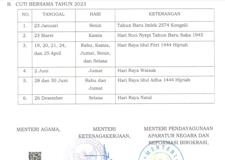 Cuti Bersama #TerimaKasihMuhammadiyah