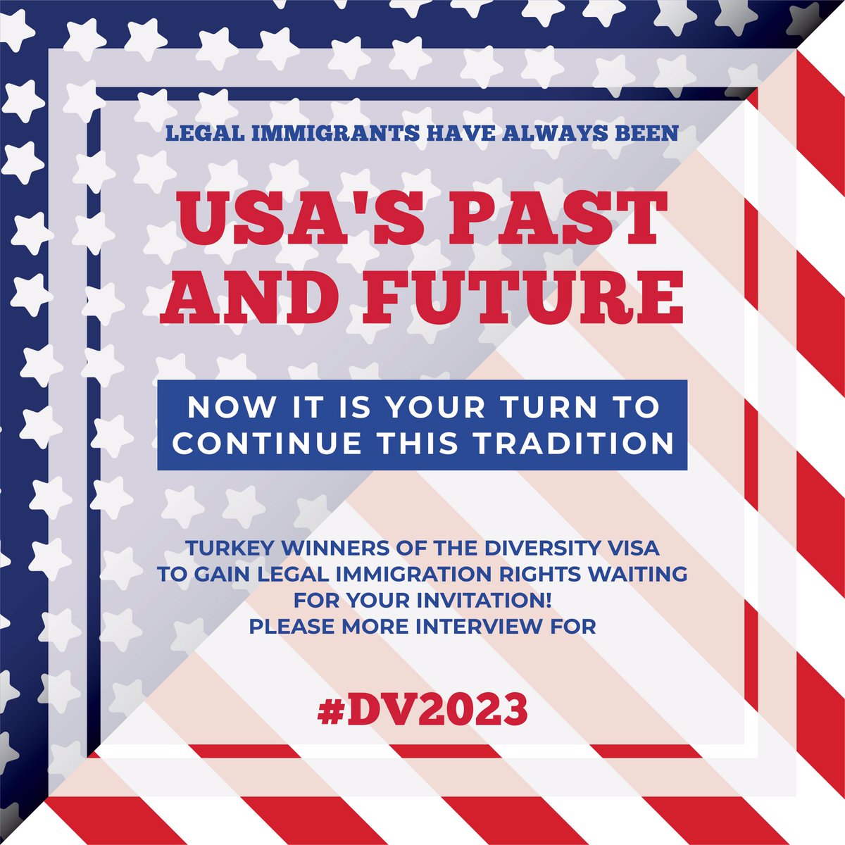 cafevizyon's tweet photo. @sDiversityVisa @TravelGov DV2023 winners from Turkey deserve a fair chance at immigrating to the US. @USEmbassyTurkey, please increase the number of interview slots. 
🇺🇸🇹🇷 
@POTUS
@VP
@SecBlinken
@USCIS 
@JeffFlake

#DV2023 https://t.co/MDQKNLqnq6