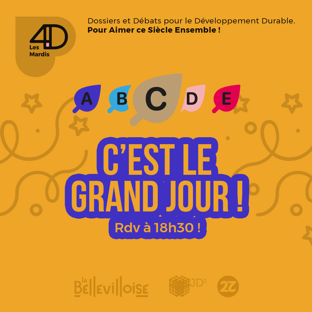 #IMPACT &amp; #ÉCOSCORE
c’est ce soir !

On se retrouve à partir de 18h30 à @labellevilloise , dans le 20ème arrondissement.

Il n’est jamais trop tard pour prendre de l’avance, la billetterie solidaire est juste ici : helloasso.com/associations/a…