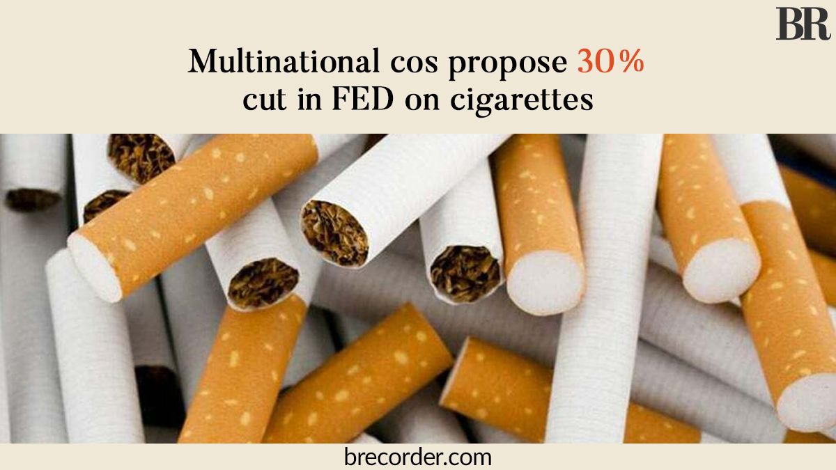 A multinational cigarette manufacturing company has approached the government to reduce the FED by 30% resulting in increased tax collection up to Rs 360 billion in 2023-24 as compared to the existing tax projection of Rs 243 billion.

brecorder.com/news/40248743/…

#brecordernews